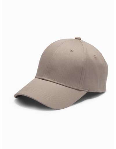Egyszínű férfi baseball sapka – hamuszürke V7 OM-ACCS-0105