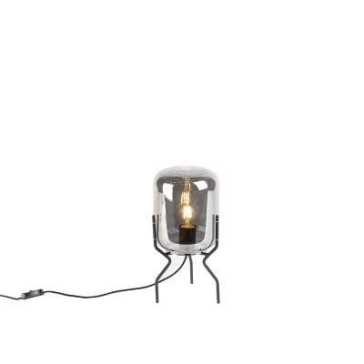 Smart design asztali lámpa fekete füstüveggel, WiFi A60 - Bliss