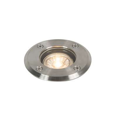 Kültéri talajszpot acél 11cm IP67 - Basic Round