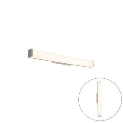 Modern fürdőszobai fali lámpa acél 62 cm IP44 - Cascada