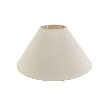 Szövet lámpaernyő bézs kerek szögletes 50/17,5/25