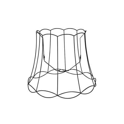 Fém lámpabúra fekete 50/40 - Granny Frame