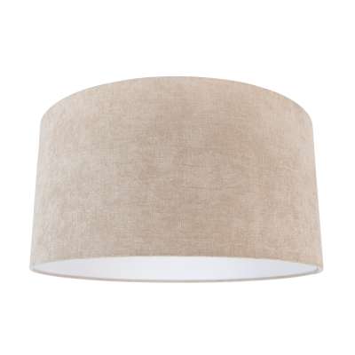 Szövet lámpaernyő világosbarna kerek 50/50/25