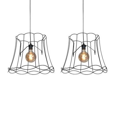 2 db Retro lógólámpa szett fekete 50 cm - Granny Frame