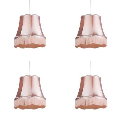 4 db-os készlet Retro függőlámpa rózsaszín 45 cm - Granny