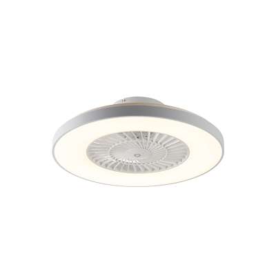 Mennyezeti ventilátor fehér csillag effektussal 60cm LED-del, fényerőszabályzóval és távirányítóval - Climo