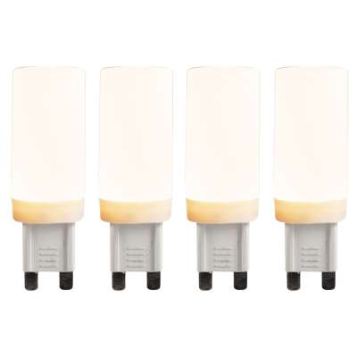 4 db G9 3 fokozatban szabályozható LED izzó készlet 4,5W 500lm 2700K