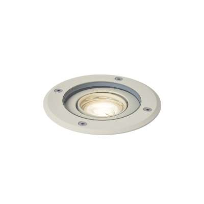 Modern bézs színű földbe süllyeszthető spotlámpa GU10 50mm állítható IP65 - Delux