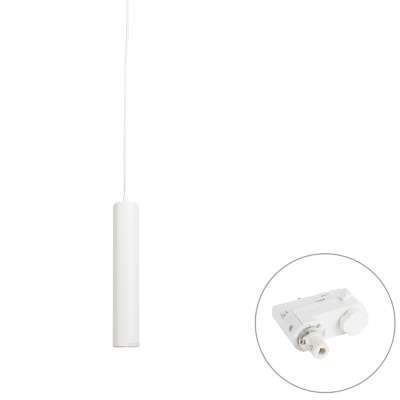 Design függőlámpa fehér, 3 fázisú sínadapterrel - 3 fázisú Tuba Small