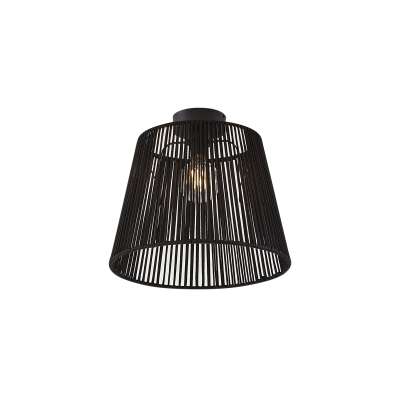 Japandi kültéri mennyezeti lámpa fekete kötéllel IP54 - Jayla