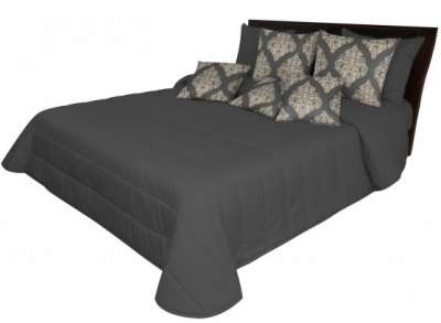 Sötétszürke ágytakarók Szélesség_ 75 cm | Hossz: 220 cm
