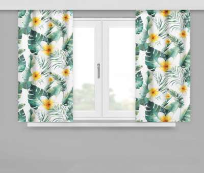 Virágos ablakdrapériák Szélesség_ 160 cm | Hossz: 170 cm
