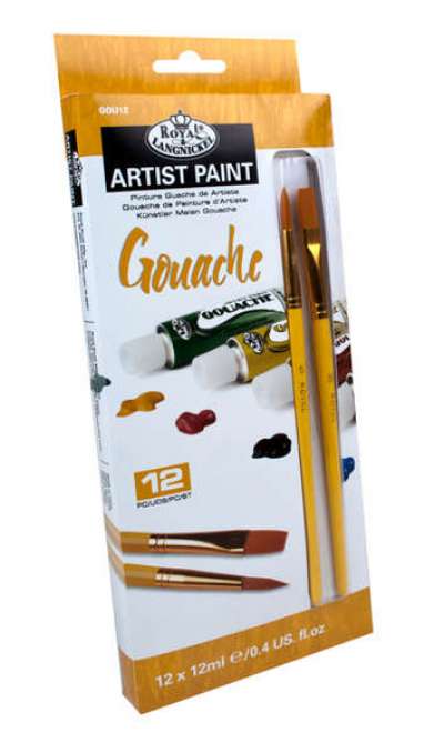 Gouache ARTIST Paint 12x12ml  (festőszett Royal & Langnickel )