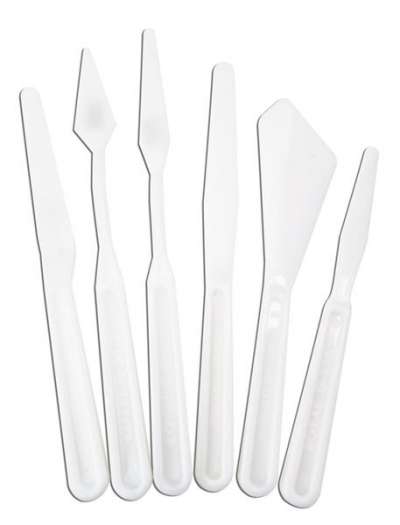 Művészi spaklik és kések készlete - 6- részes szett (spaklik és kések)