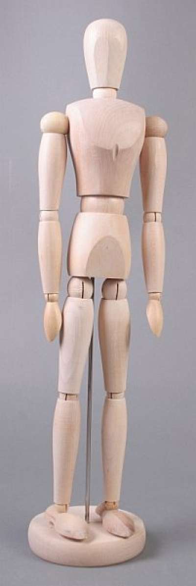 Modellbábú - férfi - 40 cm (kreatív kellékek)