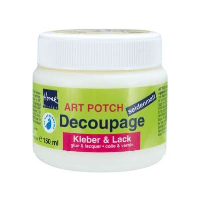 ART POTCH decoupage lakk és ragasztó - bársonyos  150 ml (decoupage lakk)