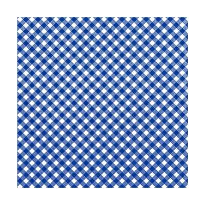 Decoupage szalvéták - Sötétkék-fehér kockák - 1 db (Decoupage szalvéták)