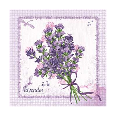 Decoupage szalvéták - Levendula csokor - 1 db (Decoupage szalvéták)