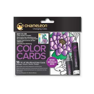 Chameleon Nature kifesthető kártyák - 16 db (kártyák color cards)