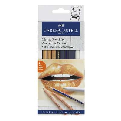 Készlet vázlatkészítésre Faber-Castell / 6 részes (Készlet)