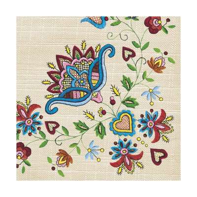 Decoupage szalvéta - Kashubian Folk 1 - 1 db (decoupage szalvéták)