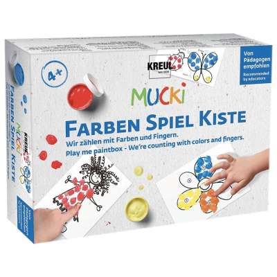 Ujjfesték készlet MUCKI - Számolunk színekkel és ujjakkal