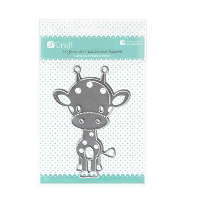 Vágósablon Giraffe 5.6x8 cm (fémből készült kivágók)