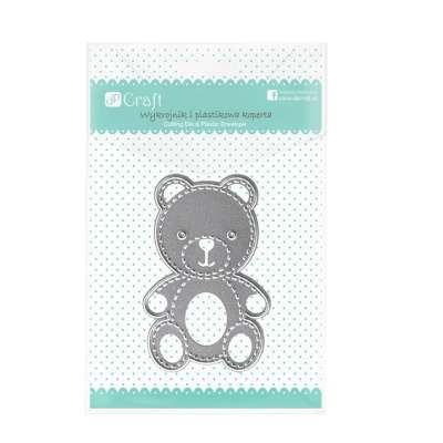 Vágósablon Teddy Bear 4.1x6.2 cm (fémből készült kivágók)