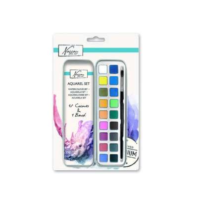 Akvarell festék készlet Nassau Fine Art – 19 részes (akvarell festékek)