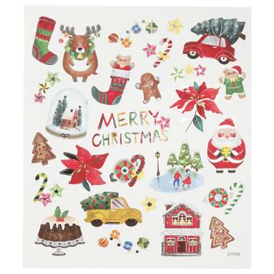 Karácsonyi matricák Everything for Christmas (dekoratív matricák)