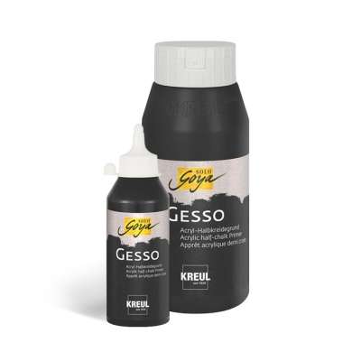 Alapozó Solo Goya Gesso Primer fekete - KREUL | különböző űrtartalom