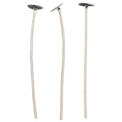 Viaszolt gyertya kanóc - 50 db (gyertyakanóc talppal)