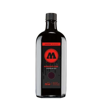 Uántöltő SPEEDFLOW COCKTAIL MOLOTOW - shiny black 250 ml (utántöltő)