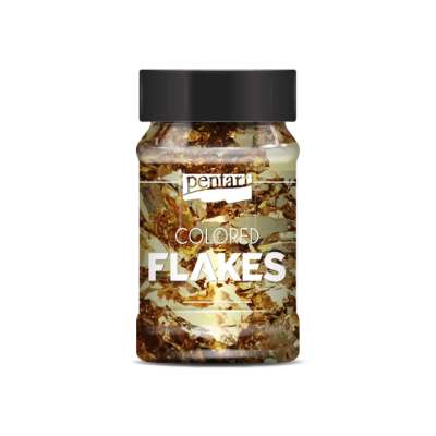 Fém fóliapehely Pentart 100 ml | különböző árnyalatok (színes füstfólia)