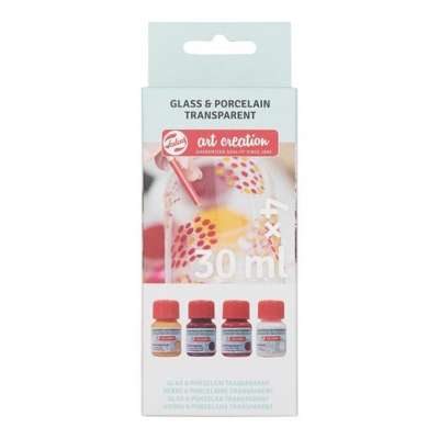 Üveg- és porcelánfestékek Talens Art Creation / készlet 4 x 30 ml