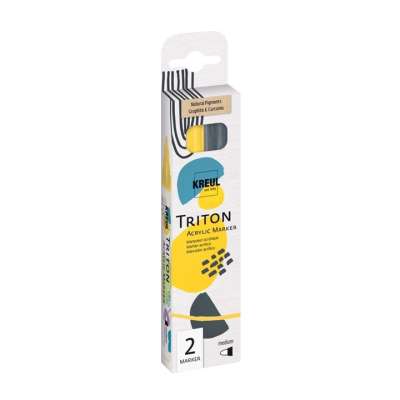 Akril filctollak Solo Goya TRITON természetes pigment / szett medium 2 db ()