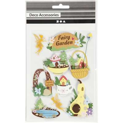3D matricák Fairy Garden (dekoratív matricák)