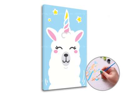 Festés a számok szerint LAMA SINGLE CUT | alacsony nehézség (ARTMIE)