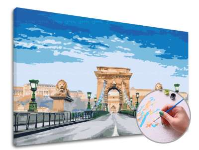 Festés szám szerint MOST BUDAPESTEN | közepes nehézség (ARTMIE festék a)