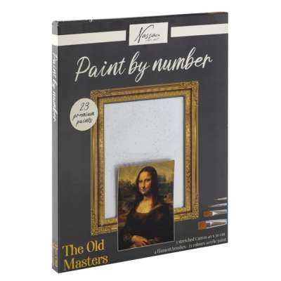 Festés számok szerint Nassau Mona Lisa (Festés számok szerint)