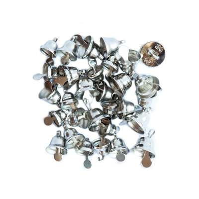 Dekorációs csengő ezüst 30 darab (karácsonyi dekoráció)