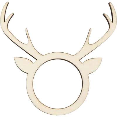 Fa szalvétagyűrű  | 4 db (karácsonyi fa dekorációk)