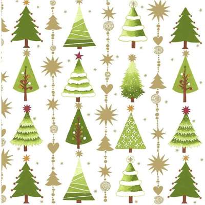 Decoupage szalvéták Christmas Trees (decoupage szalvéták)