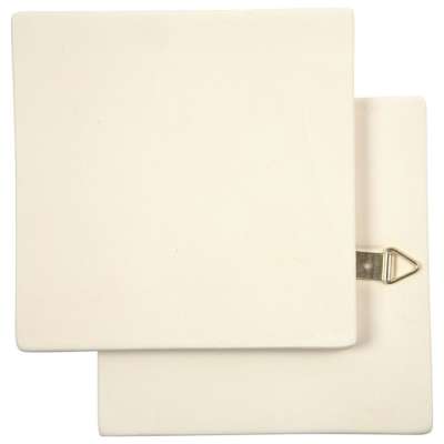 Művészi csempe akasztóval - négyzet 13 x 13 cm (dekorálható dekoráció)