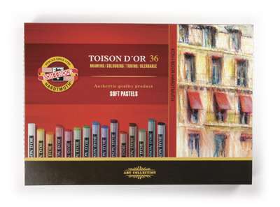 8515 Száraz pasztell TOISON DOR 36db (porpasztell kréták TOISON D´OR)