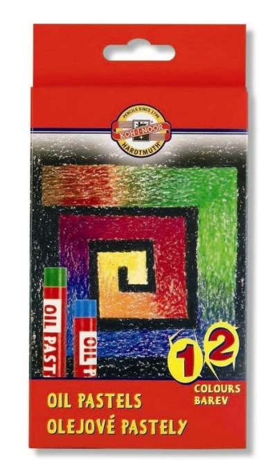 Művészi olajpasztell -  12 db