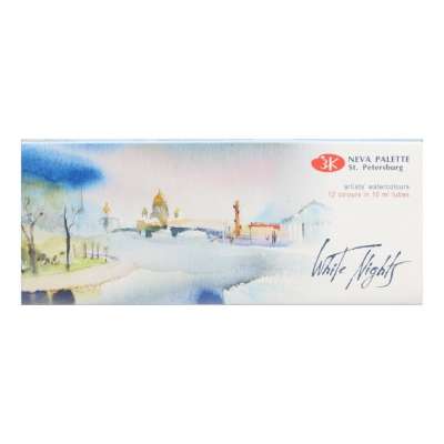 Akvarell festék készlet White Nights tubusban / 12x10 ml (akvarell)