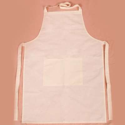 Pamut kötény - 70 x 75 cm (pamut és textil félgyártmány)