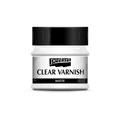 Matt színtelen lakk Pentart 100 ml (Clear varnish)