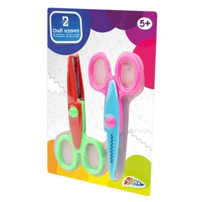 Olló dekoráláshoz Grafix - 2 db (olló készlet)